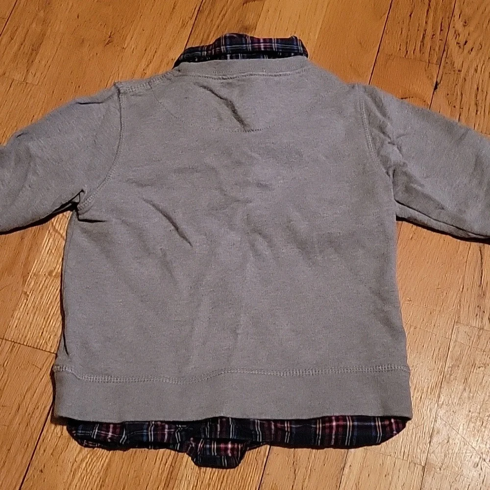 *3/$15* Children's Place 3T Toddler Boys Plaid Sweater Shirt